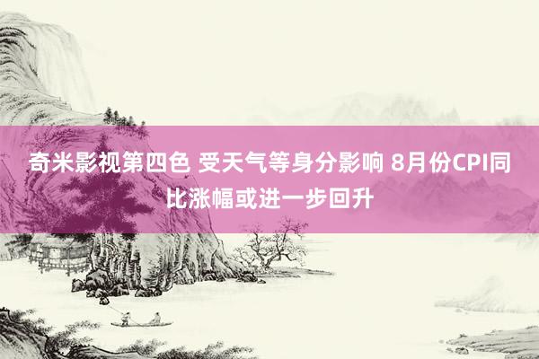 奇米影视第四色 受天气等身分影响 8月份CPI同比涨幅或进一步回升