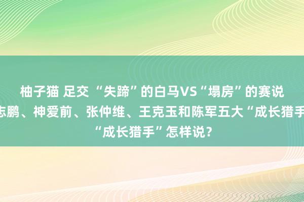 柚子猫 足交 “失蹄”的白马VS“塌房”的赛说念！看姚志鹏、神爱前、张仲维、王克玉和陈军五大“成长猎手”怎样说？