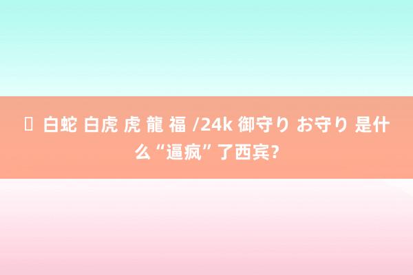 ✨白蛇 白虎 虎 龍 福 /24k 御守り お守り 是什么“逼疯”了西宾？