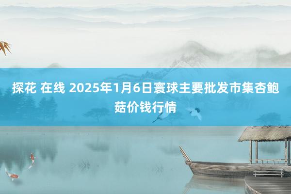 探花 在线 2025年1月6日寰球主要批发市集杏鲍菇价钱行情