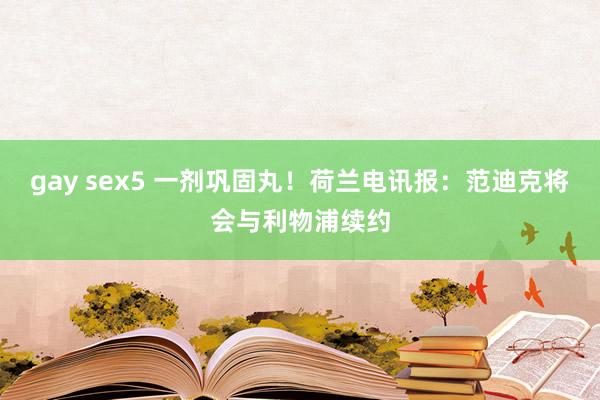 gay sex5 一剂巩固丸！荷兰电讯报：范迪克将会与利物浦续约